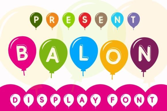 Balon: A Playful Font for Modern Graphic Design