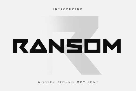 Ransom Font: A Modern Display Typeface for Creative Impact