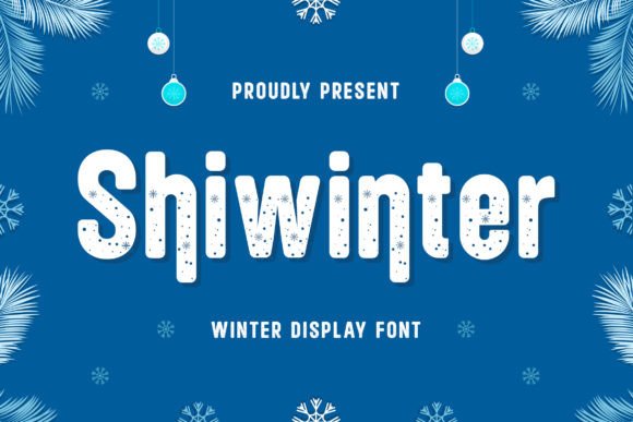 Shiwinter: Capturing Winter's Magic in Display Typography
