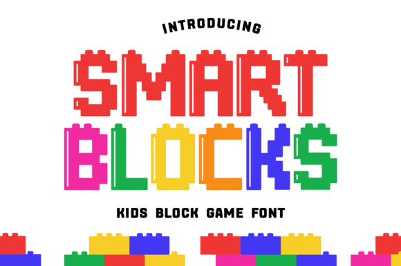 Smart Blocks: A Bold Display Font for Modern Design