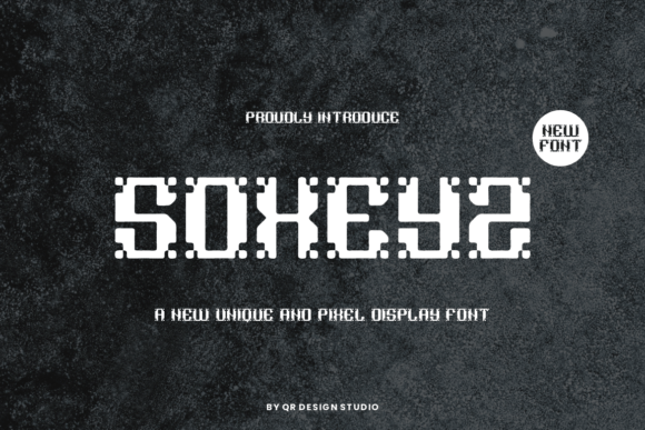 Soxeyz: A Unique Display Font for Modern Design